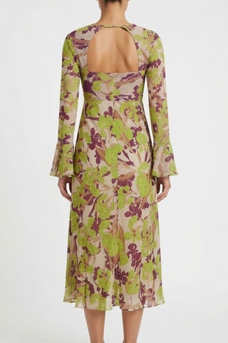 Robe midi - Beige