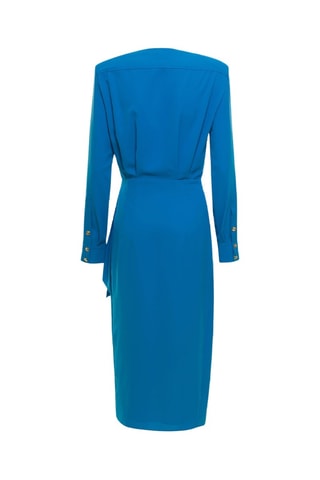 Robe portefeuille - Bleu électrique - Pinko