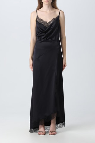 Robe longue sans manches - Noir