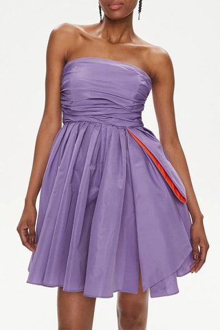 Robe bustier sans manches - Violet