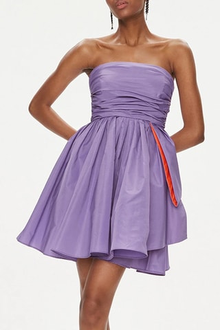 Robe bustier sans manches - Violet