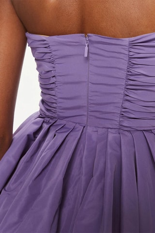 Robe bustier sans manches - Violet