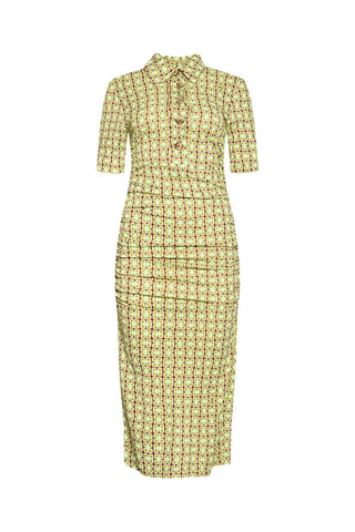 Robe midi - Vert