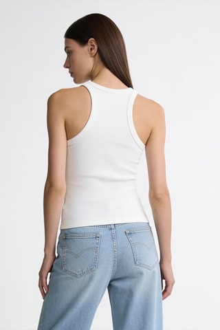 Blouse sans manches - Blanc