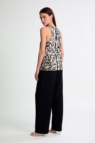 Blouse sans manches - Beige