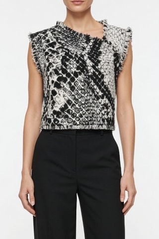 Blouse sans manches - Noir