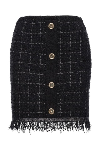 Minijupe taille haute - Noir