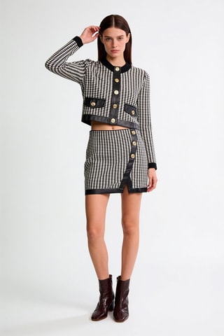 Minijupe taille haute - Noir