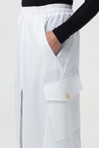 Jupe midi - Blanc