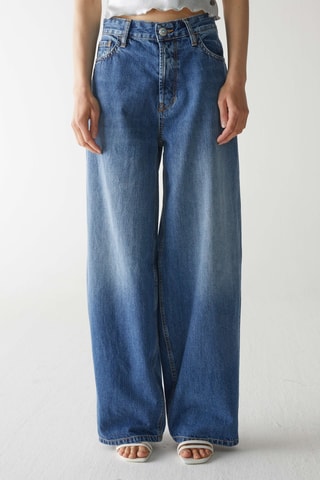 Jean wide legs - Bleu
