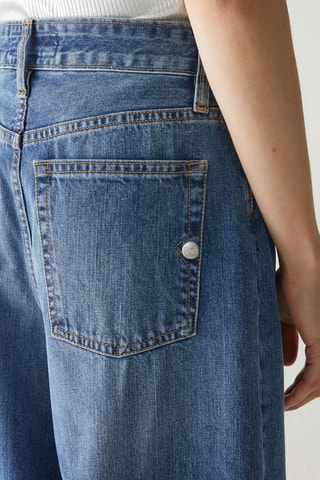 Jean wide legs - Bleu