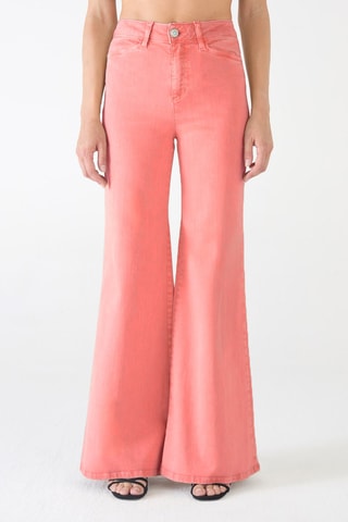 Jean wide legs - Rose