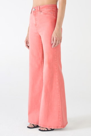Jean wide legs - Rose