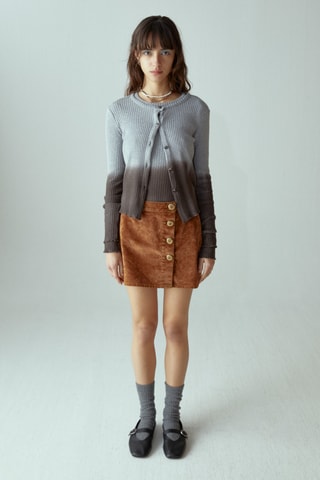Mini jupe - Marron