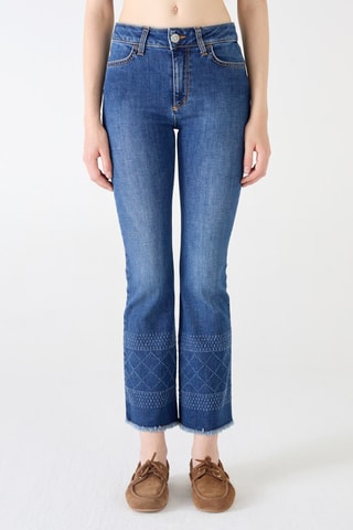 Jean en coton biologique - Bleu