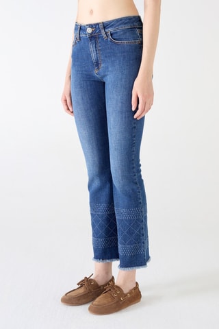 Jean en coton biologique - Bleu