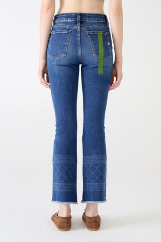 Jean en coton biologique - Bleu