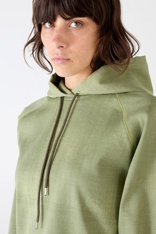 Sweat à capuche - Vert clair