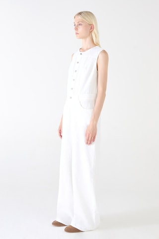 Salopette sans manches - Blanc