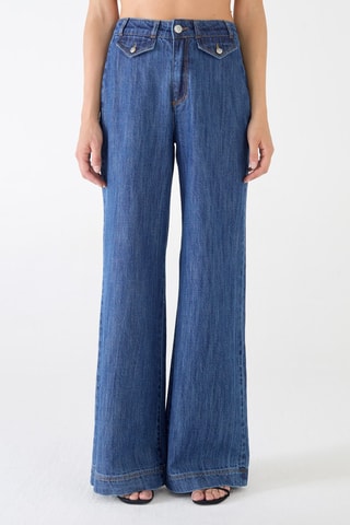 Jean wide legs - Bleu
