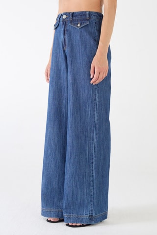 Jean wide legs - Bleu