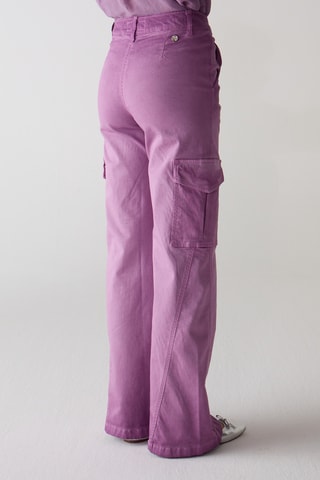Pantalon cargo - Rose