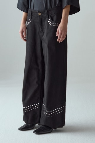 Jean wide legs - Bleu