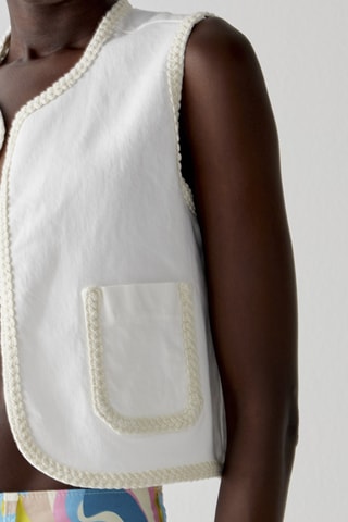 Gilet sans manches - Blanc