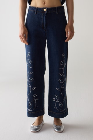 Jean wide legs - Bleu