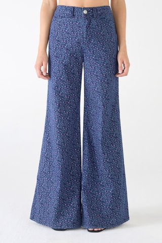 Jean wide legs - Bleu