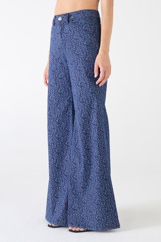 Jean wide legs - Bleu