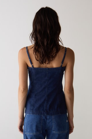 Top sans manches - Bleu