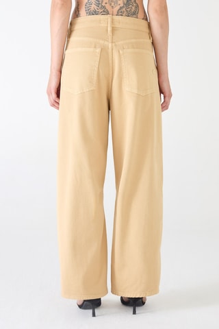 Pantalon barrel - Beige