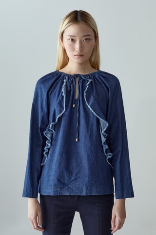 Blouse - Bleu