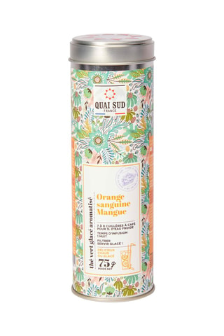 Thé vert orange sanguine et mangue - 65 g