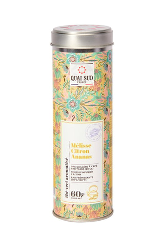 Thé vert mélisse, citron et ananas - 60 g