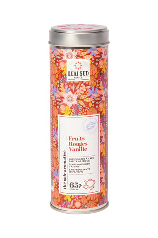 Thé noir aromatisé saveurs fruits rouges vanille - 75 g