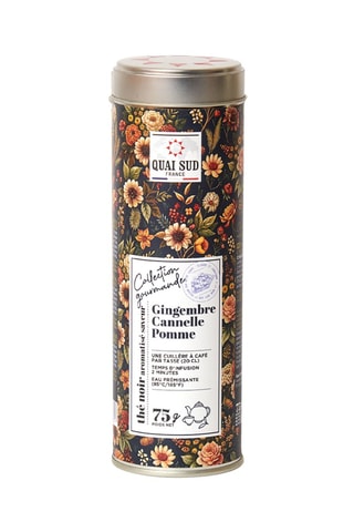 Thé Noir aromatisé Gingembre Cannelle saveur Pomme - 75 g