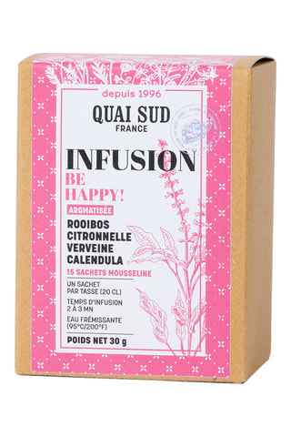 Infusion aromatisée rooibos citronnelle verveine calendula - 15 sachets