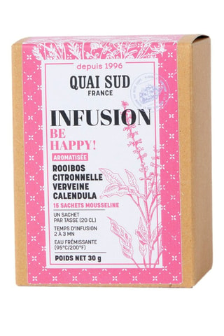 Infusion aromatisée rooibos citronnelle verveine calendula - 15 sachets