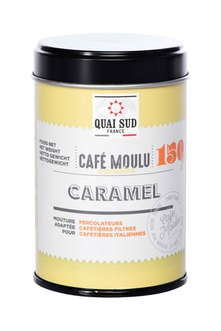 Café moulu aromatisé caramel - 150 g
