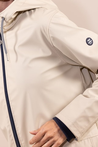 Impermeable con capucha - Beige