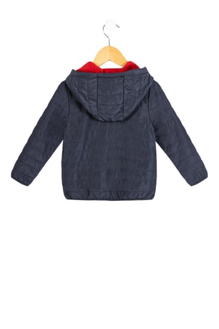 Chaqueta con capucha - Azul