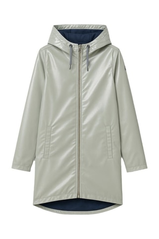 Impermeable con capucha - Gris