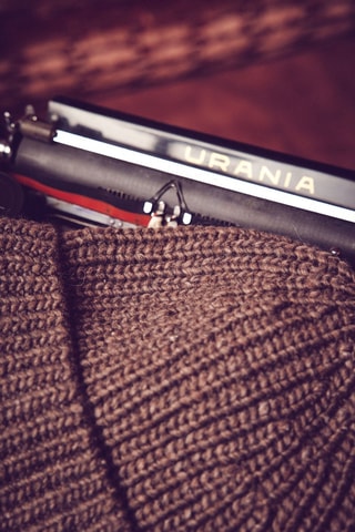 Berretto in lana e alpaca - Taupe