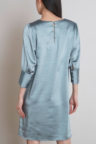 Robe droite - Bleu canard