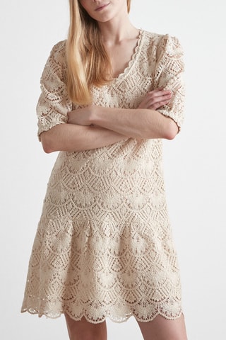 Robe en dentelle Gala - Beige