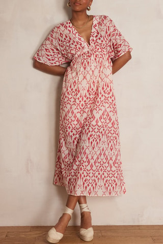 Robe midi - Ecru