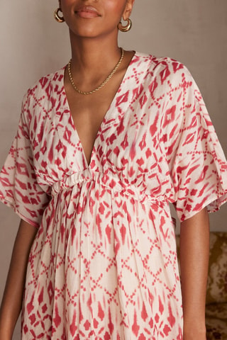 Robe midi - Ecru