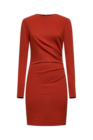Robe fourreau Beller - Marron
